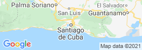 Santiago De Cuba map